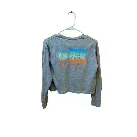 Salty Crew Long Sleeve Crop Tee Short Size Women’s Small - Picture 2 of 8